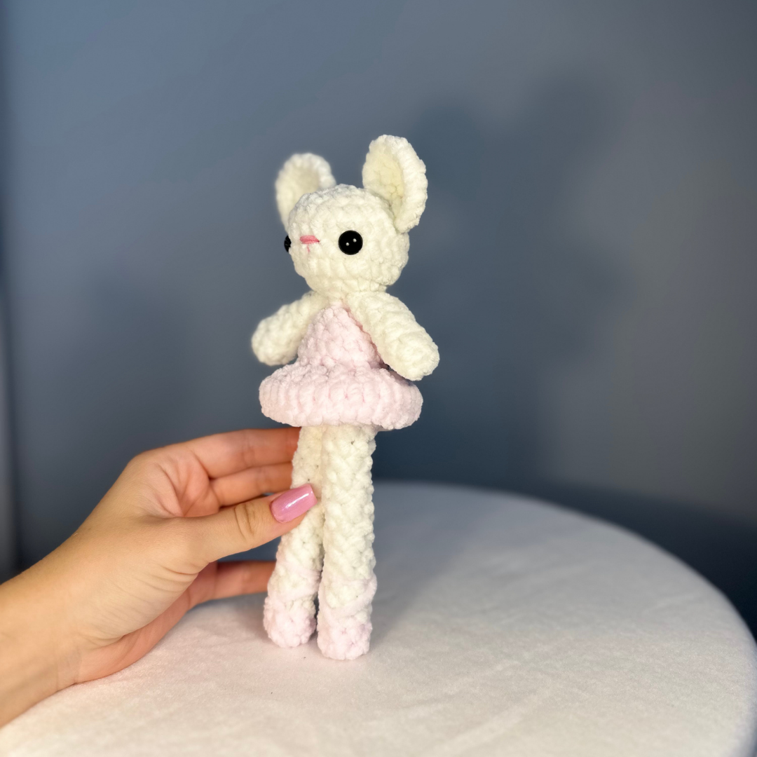 Ballerina Mouse Crochet Pattern in English | Crochet Ballet Mouse