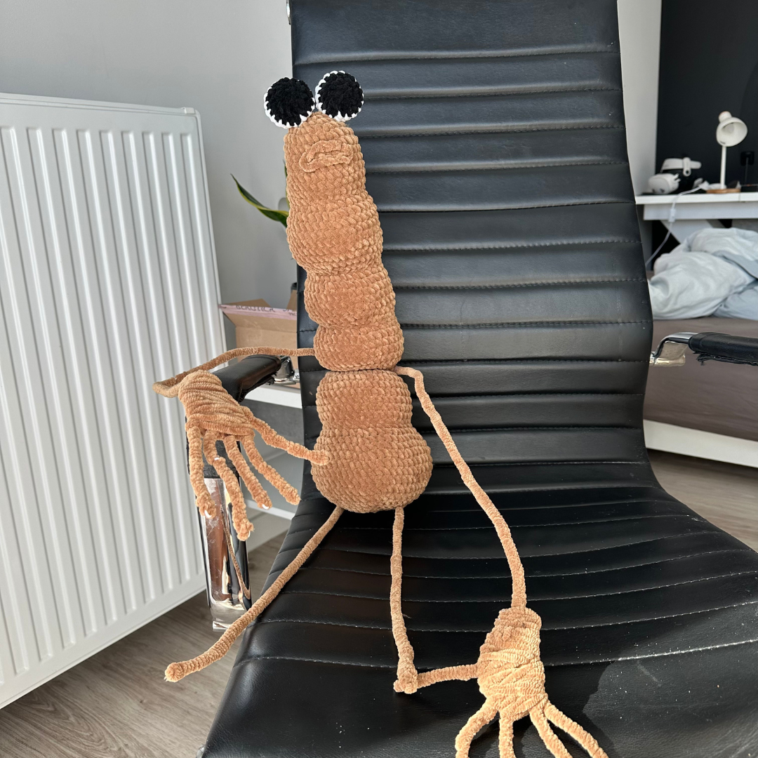 Marcus The Worm Crochet Pattern