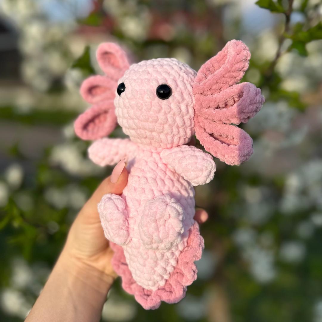 Crochet Pattern Axolotl in English | PDF Pattern