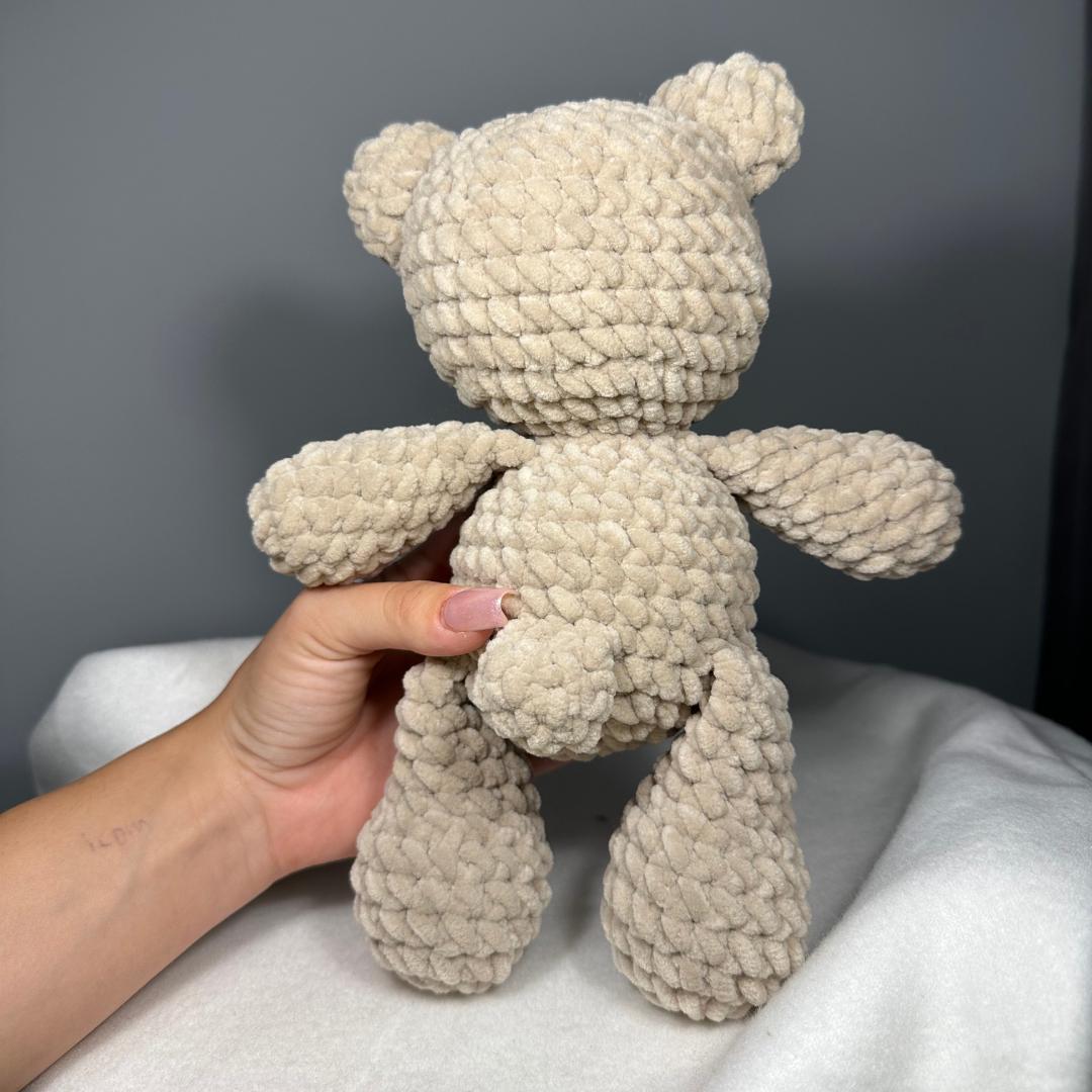 Teddy Bear Low Sew Crochet Pattern in English