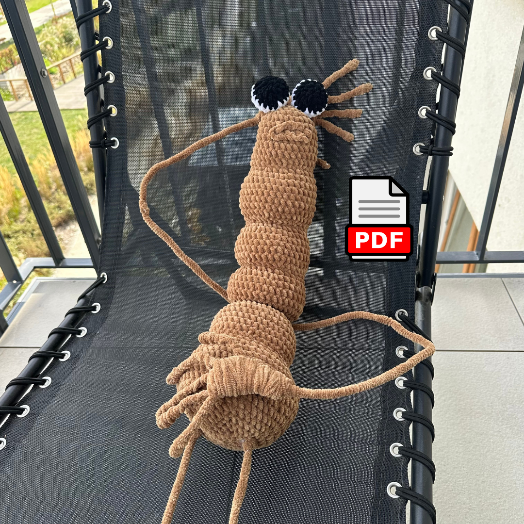 Marcus The Worm Crochet Pattern