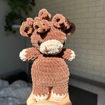 Highland Cow Crochet Pattern | Cow Stuffed Plush Pattern | PDF Crochet Pattern