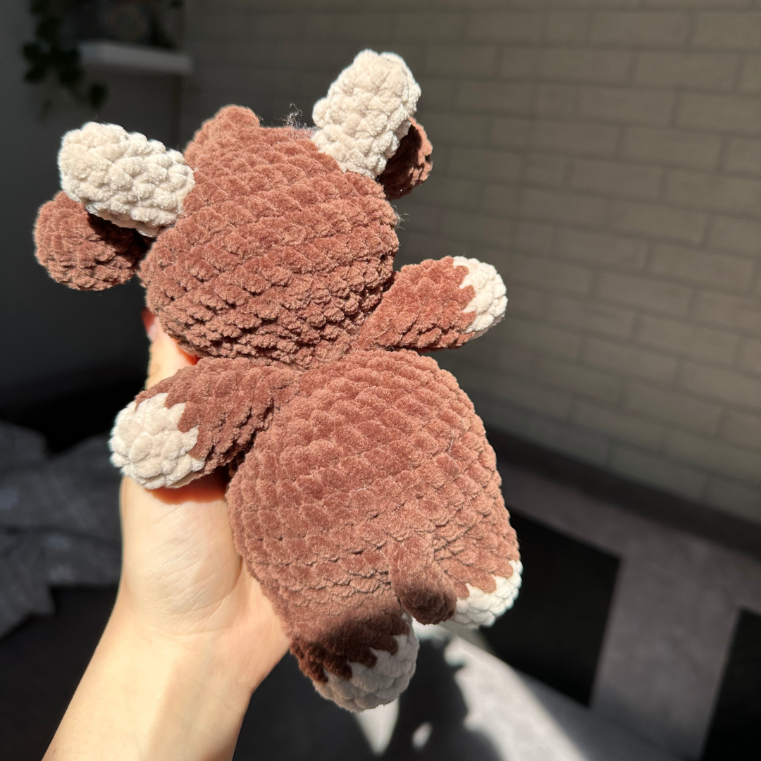 Highland Cow Crochet Pattern | Cow Stuffed Plush Pattern | PDF Crochet Pattern