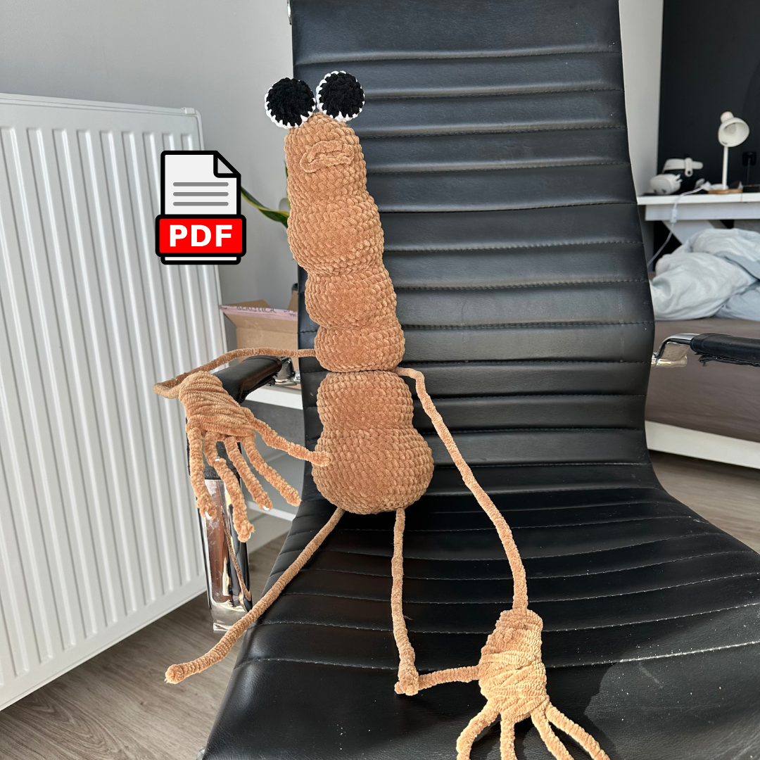 Marcus The Worm Crochet Pattern