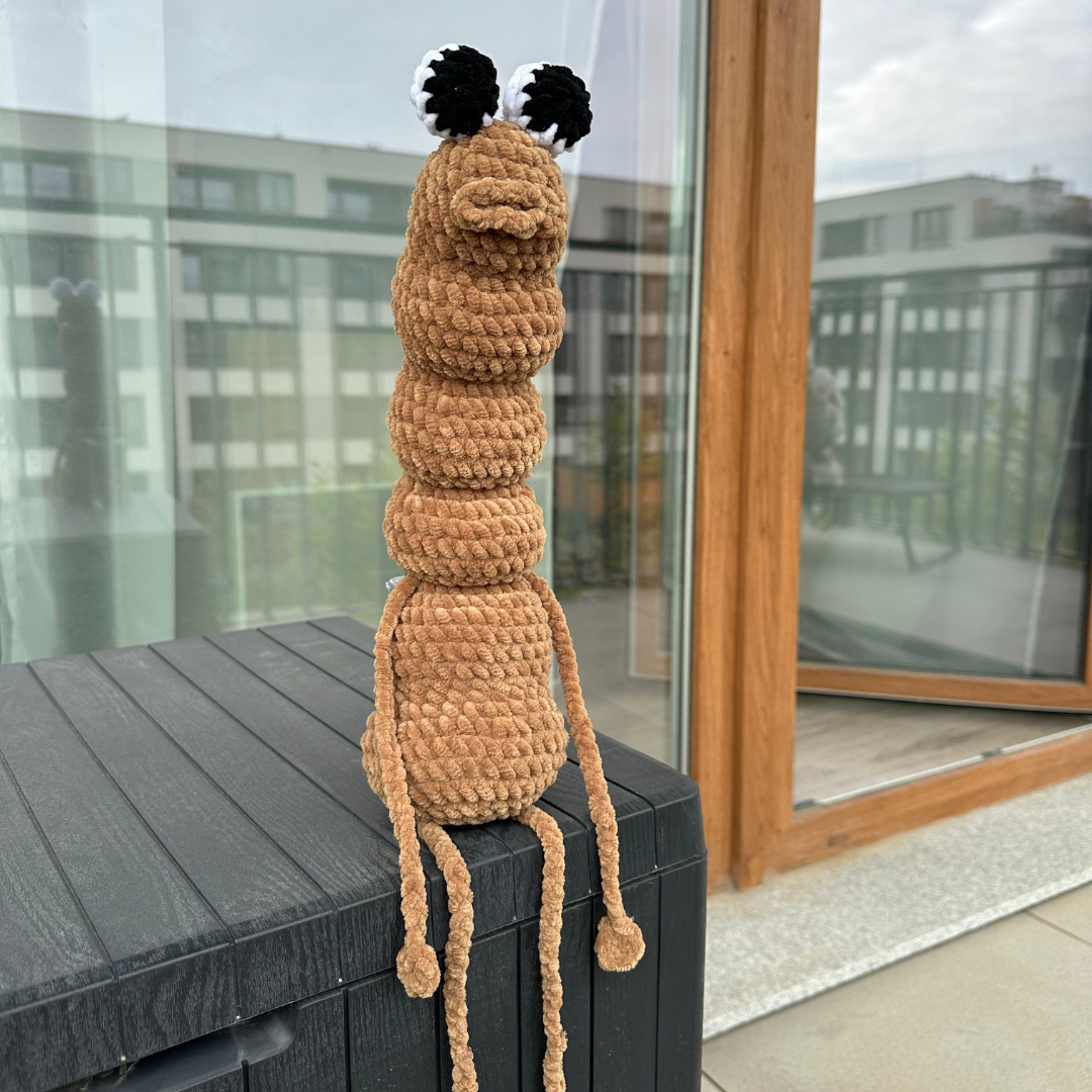 Marcus The Worm For Beginners Crochet Pattern in English