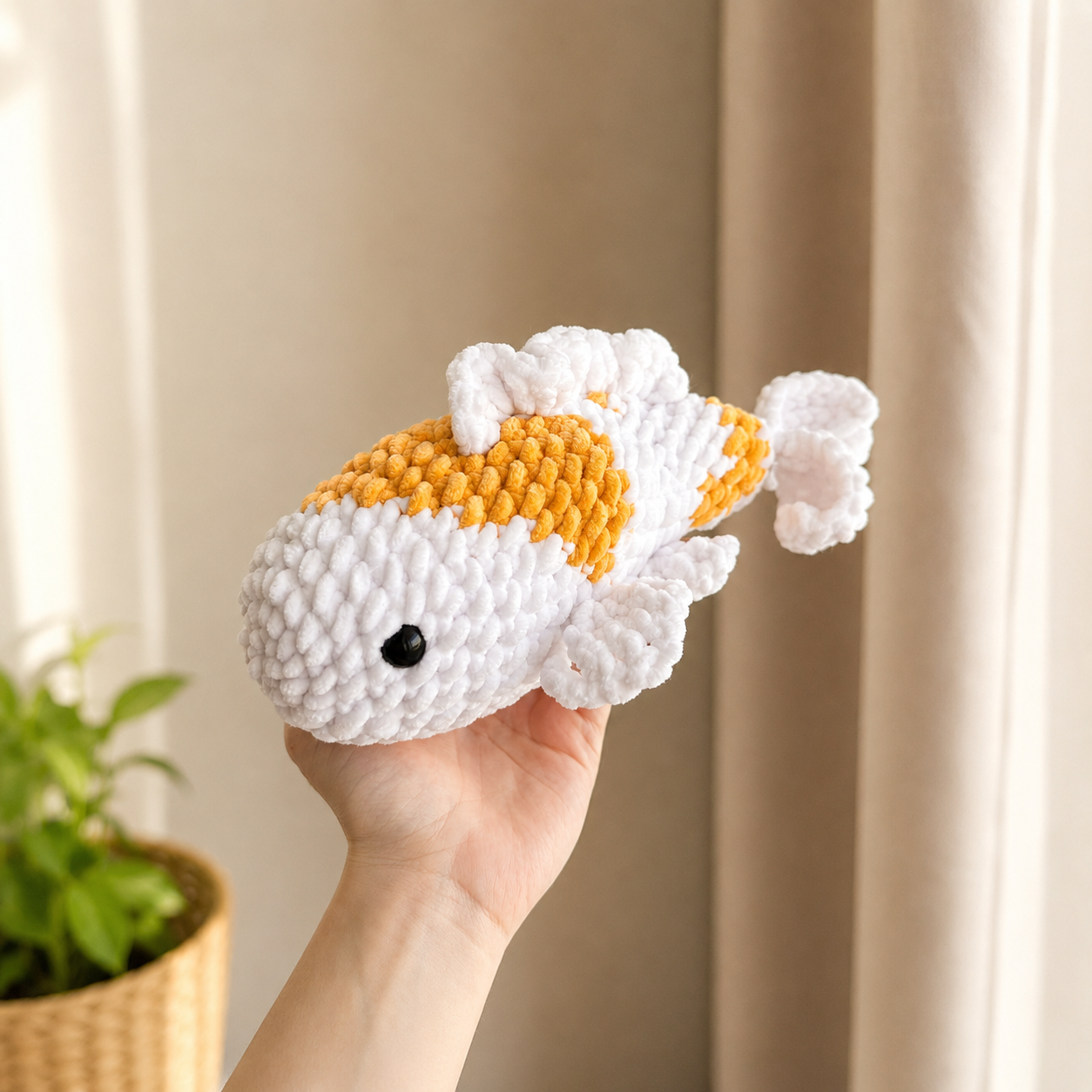 Koi Carp No Sew Crochet Pattern