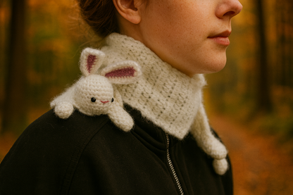 Cute Bunny Scarf – Crochet Pattern(PDF Download)