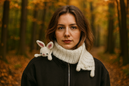 Cute Bunny Scarf – Crochet Pattern(PDF Download)