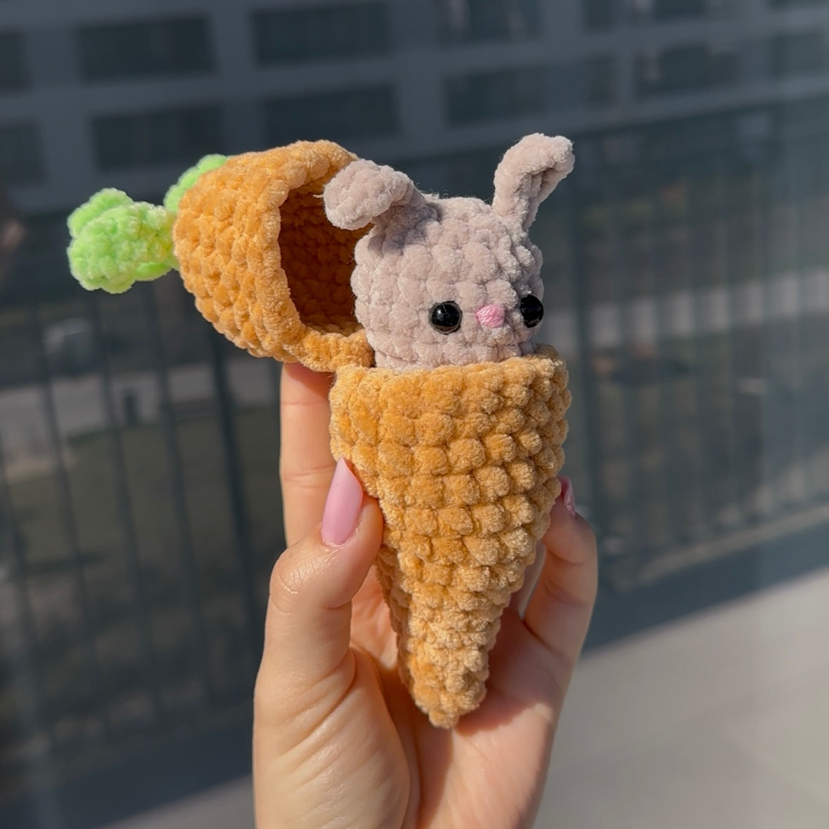 No-Sew Bunny  in the Hatching Carrot