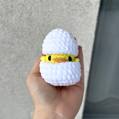 No Sew Chick in Egg Pattern