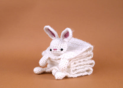 🐰 Handmade Bunny Scarf – Crochet Animal Scarf