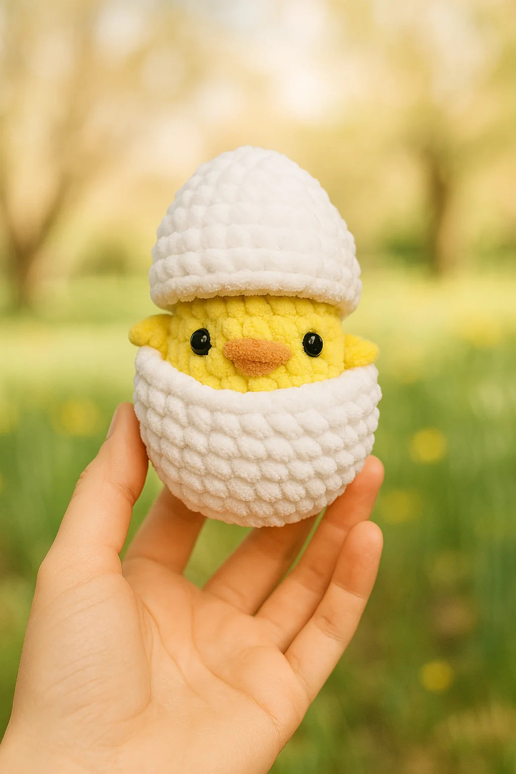 No Sew Chick in Egg Pattern