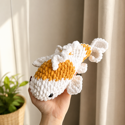 Koi Carp No Sew Crochet Pattern