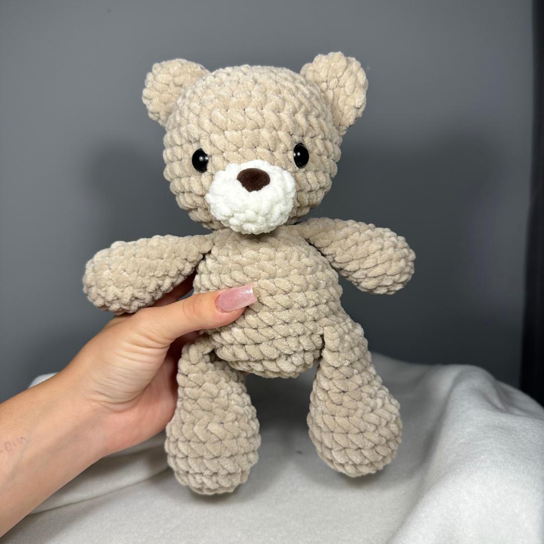 Teddy Bear Low Sew Crochet Pattern in English