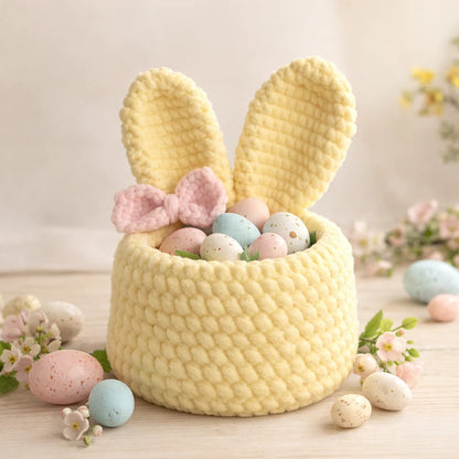 Bunny Basket Crochet Pattern