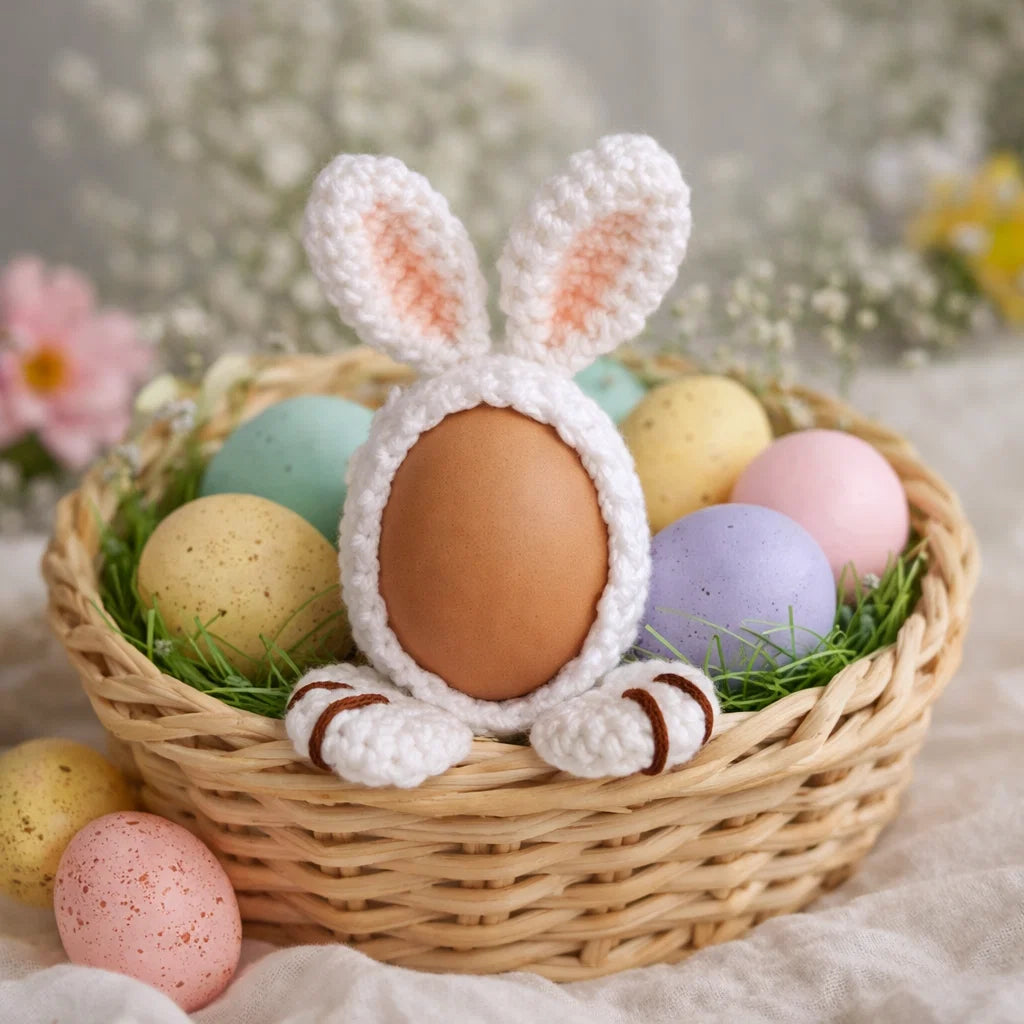 Bunny Egg Cover Crochet Pattern